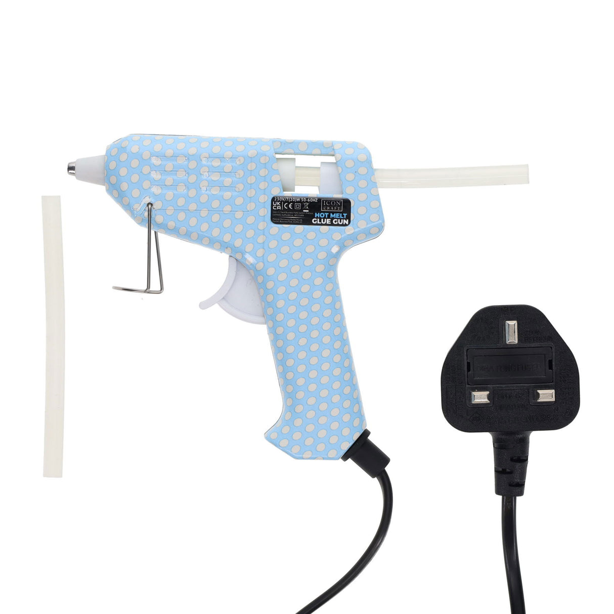 Icon Glue Gun - Polka Dot Pink