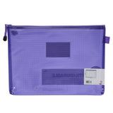 Premto A4+ Extra Durable Expanding Mesh Wallet with Zip - Heather Haze