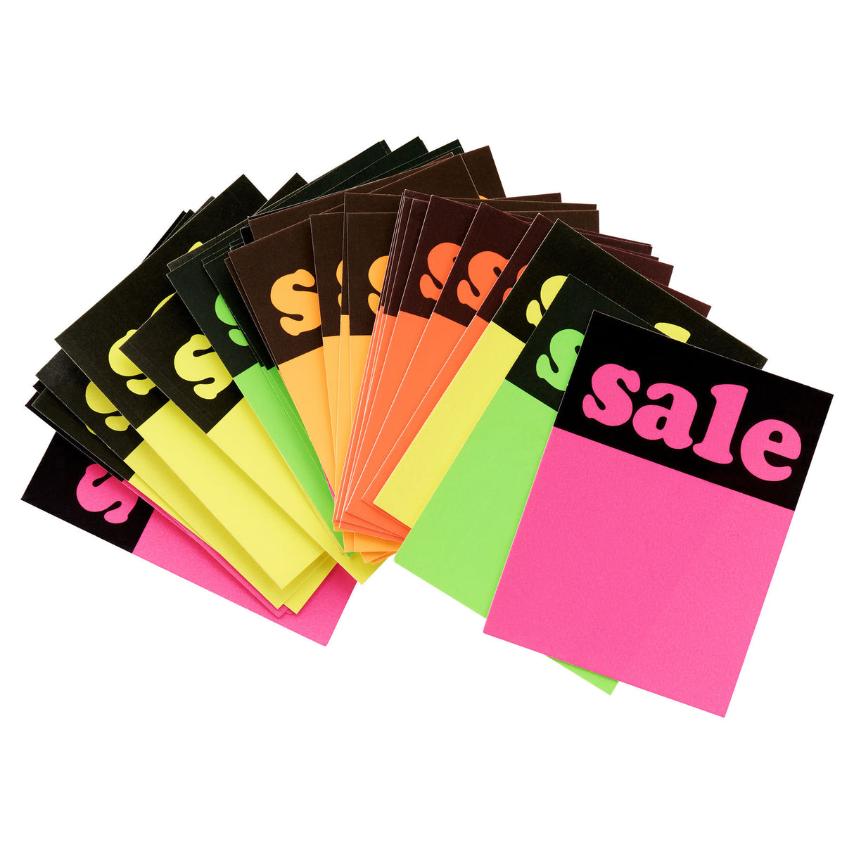 Premier Office 4x3 Sale Cards - Fluorescent - Pack of 30