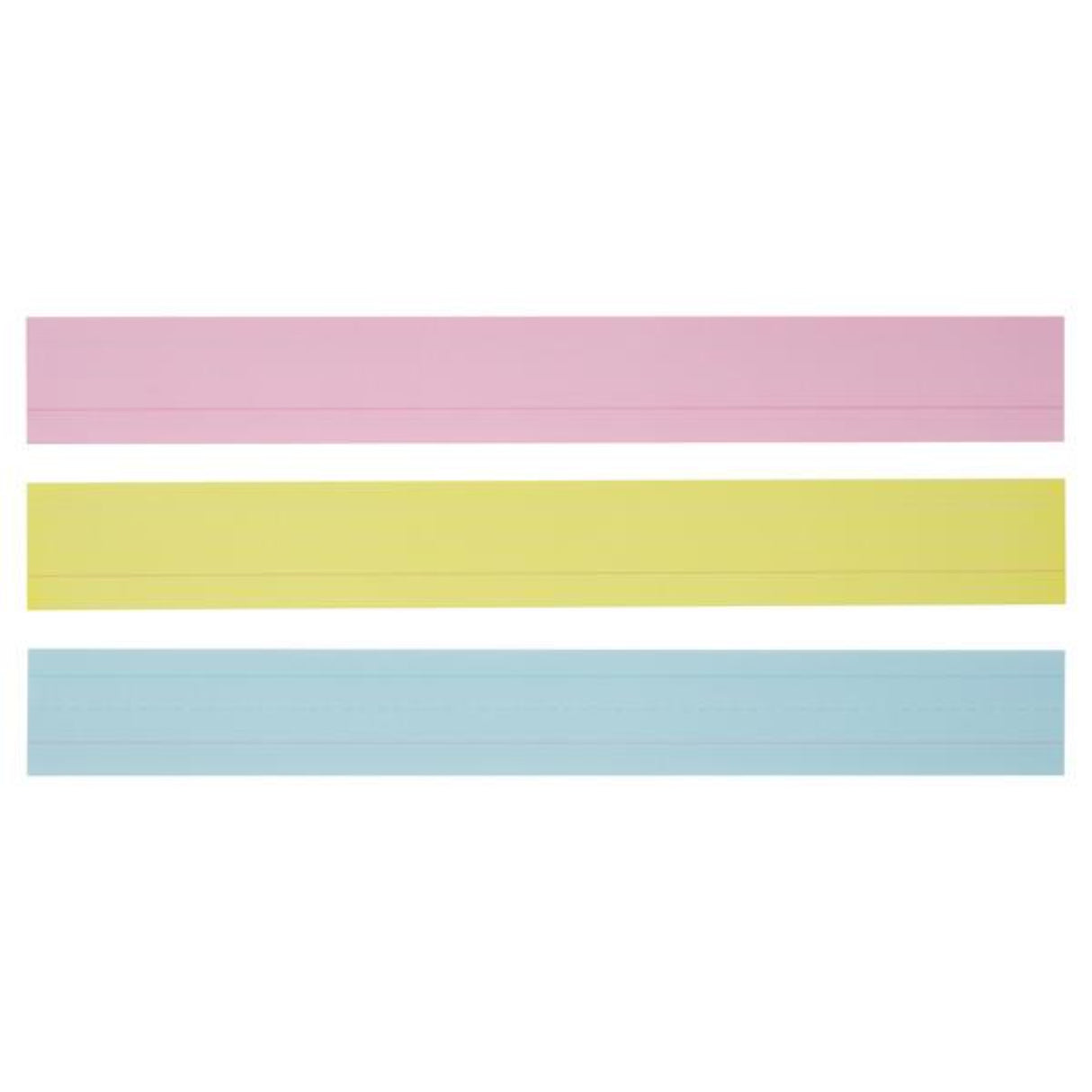 Clever Kidz Wipe-Off Reusable Sentence Strips - 3 x 24 - Coloured - Pack of 30