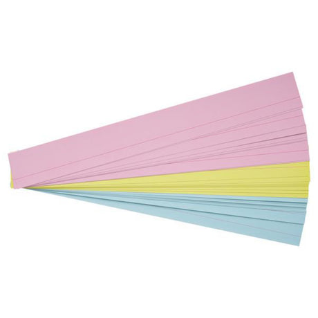 Clever Kidz Wipe-Off Reusable Sentence Strips - 3 x 24 - Coloured - Pack of 30