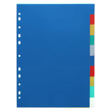 Concept Extra Strong Plastic Subject Dividers - 10 Dividers