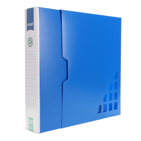 Concept A4 Display Book - Blue - 100 Pockets