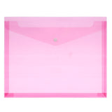 A4 Extra Capacity Document Wallet - Pink