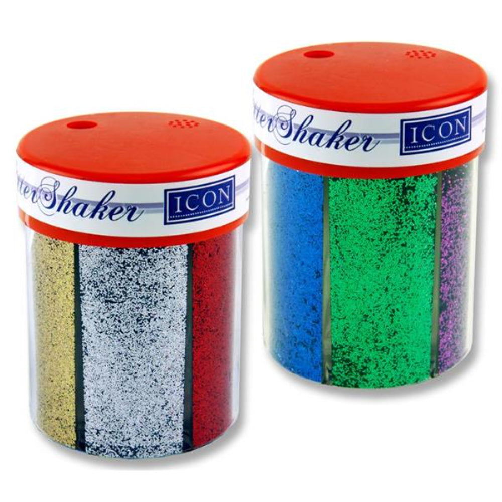 Icon 6 Part Glitter Shaker - Sparkling | Stationery Shop UK