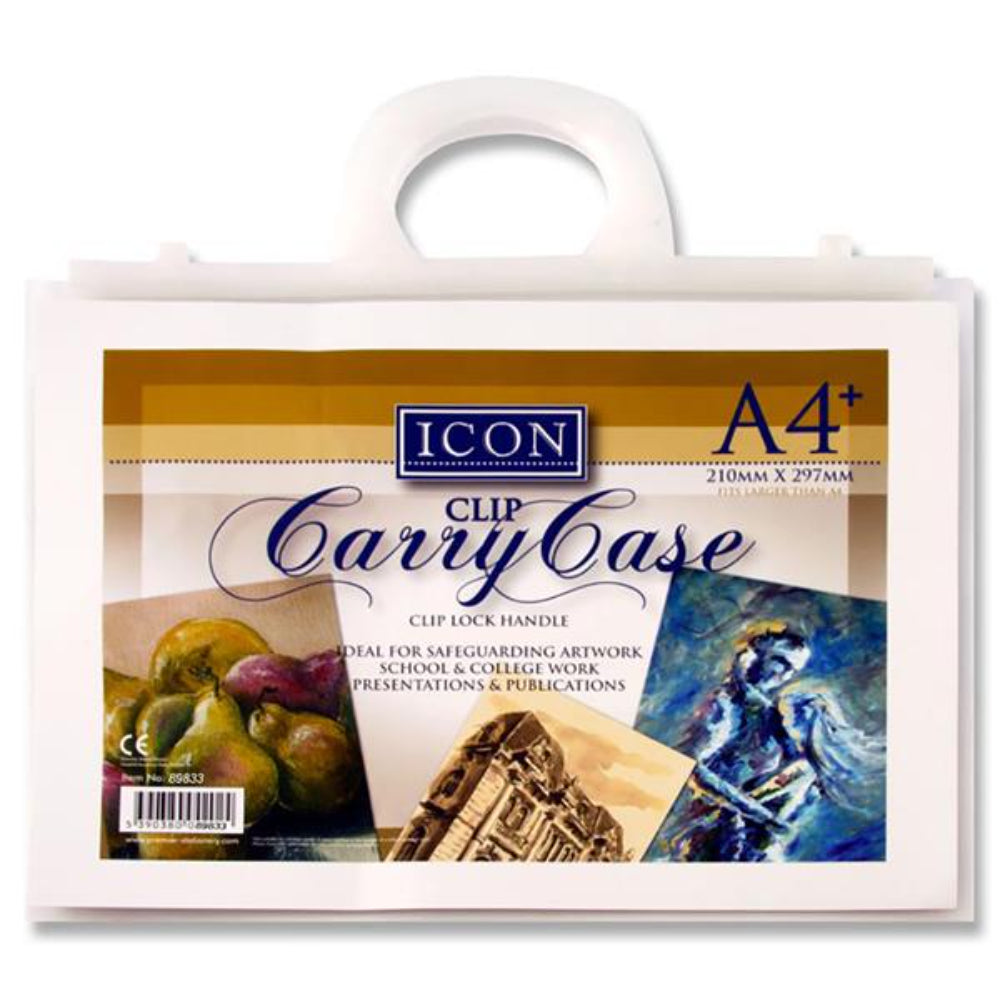 Icon A4+ Carry Case with Handle-Art Storage & Carry Cases-Icon | Buy Online at Stationery Shop
