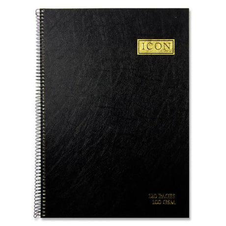 Icon A4 Spiral Hardcover Sketchbook - 100gsm - 120 Pages-Sketchbooks-Icon | Buy Online at Stationery Shop