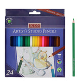 Icon Artist's Studio Superior Colour Pencils - 4mm Nib - Pack of 24