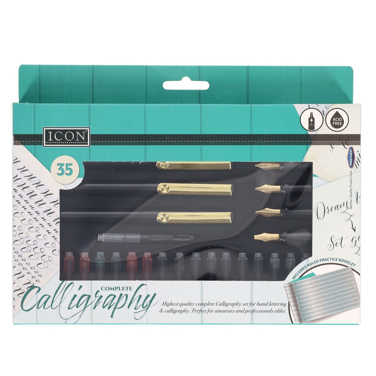 Icon Calligraphy Pen Set - 35 Pieces | Stationery Shop UK
