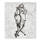 Icon Colour My Canvas 300X250mm Sports - Gaelic Football-Colour-in Canvas-Icon | Buy Online at Stationery Shop