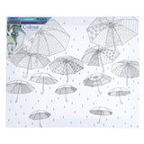 Icon Colour My Canvas - 300x250mm - Umbrella-Colour-in Canvas-Icon | Buy Online at Stationery Shop