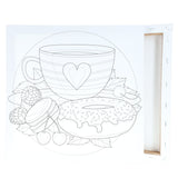 Icon Colour My Canvas - 300x300mm - Tea & Donuts