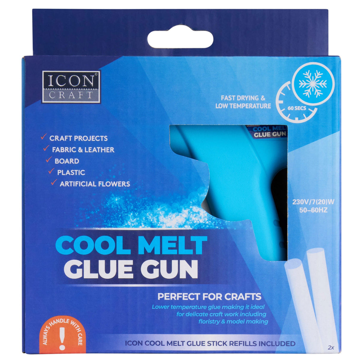 Icon Cool Melt Glue Gun - Blue | Stationery Shop UK