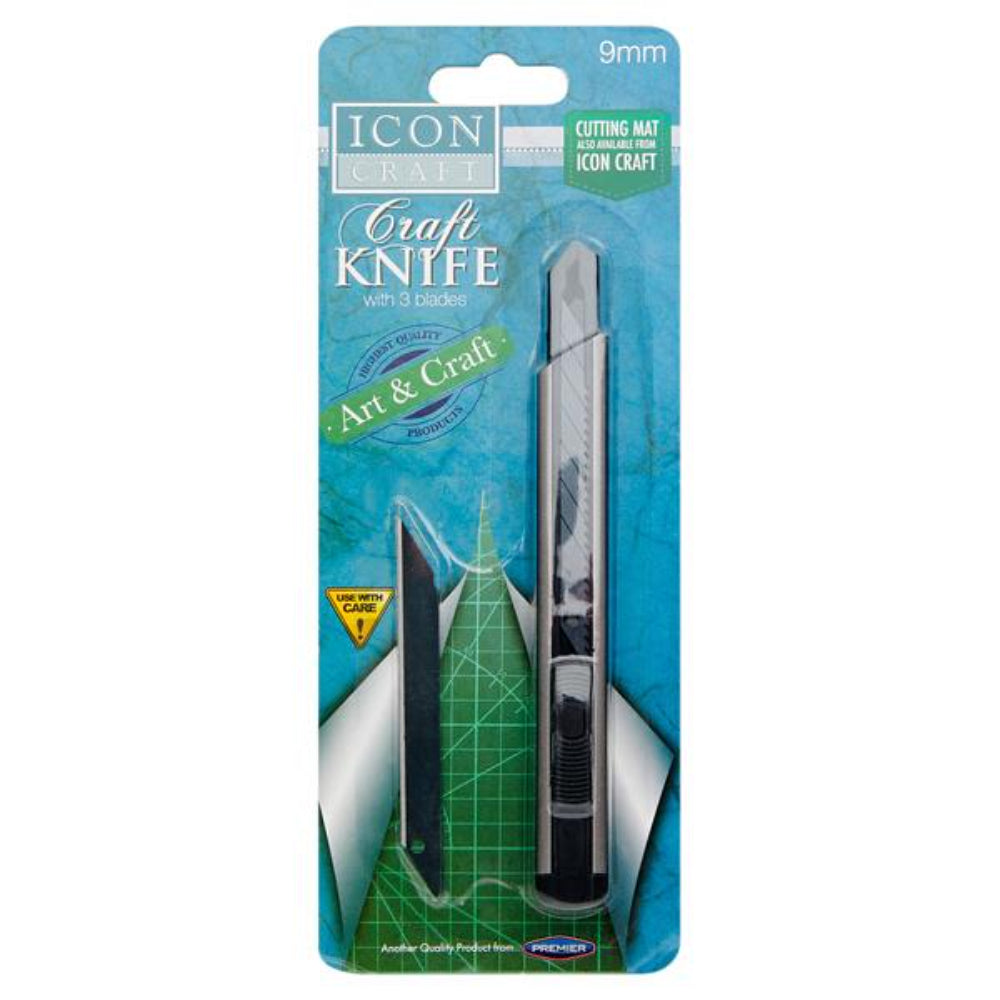 Icon Craft Knife with 3 Blades | Stationery Shop UK