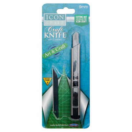 Icon Craft Knife with 3 Blades | Stationery Shop UK