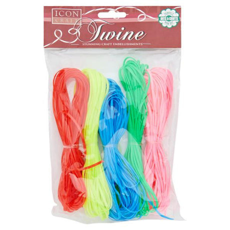 Icon Craft Twine - 10m - Pack of 5-Threads & Strings-Icon | Buy Online at Stationery Shop