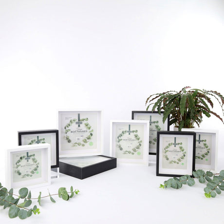 Icon Deep Box Frame - White - 16cm X 16cm