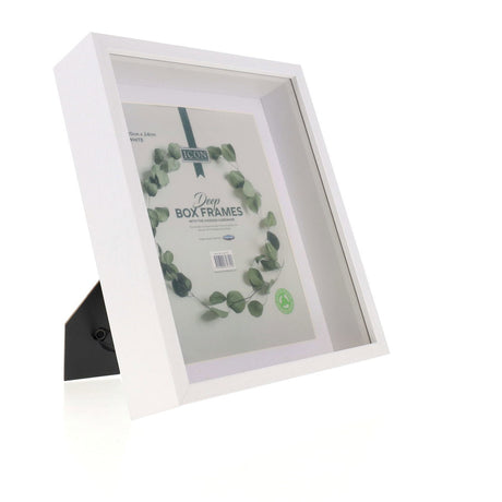 Icon Deep Box Frames - White - 20cm X 24cm