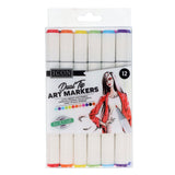 Icon Dual Tip Art Markers - Pack of 12 | Stationery Shop UK