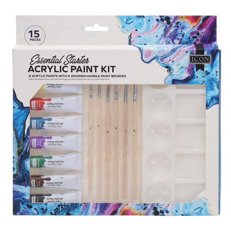 Icon Essential Starter Acrylic Paint Kit