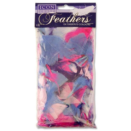 Icon Feathers - Pastel - 12g Bag-Feathers-Icon|StationeryShop.co.uk