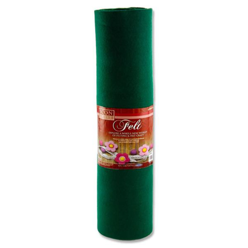 Icon Felt Roll - 5m x 45cm - Green | Stationery Shop UK