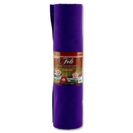 Icon Felt Roll - 5m x 45cm - Purple-Felt-Icon|StationeryShop.co.uk