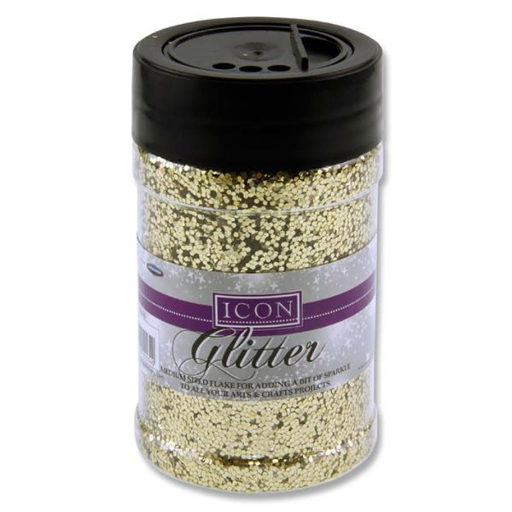 Icon Glitter - 110g - Gold | Stationery Shop UK