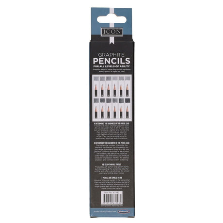 Icon Graphite Pencils - 2H - Box of 12