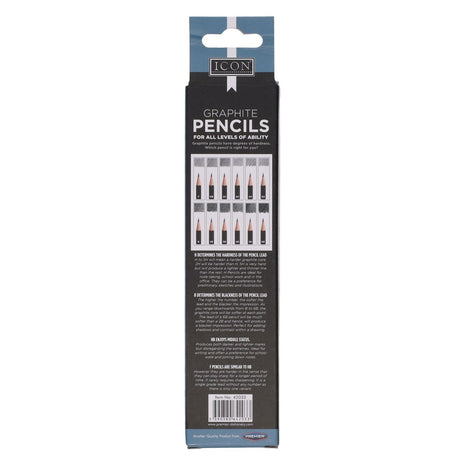 Icon Graphite Pencils - 3B - Box of 12