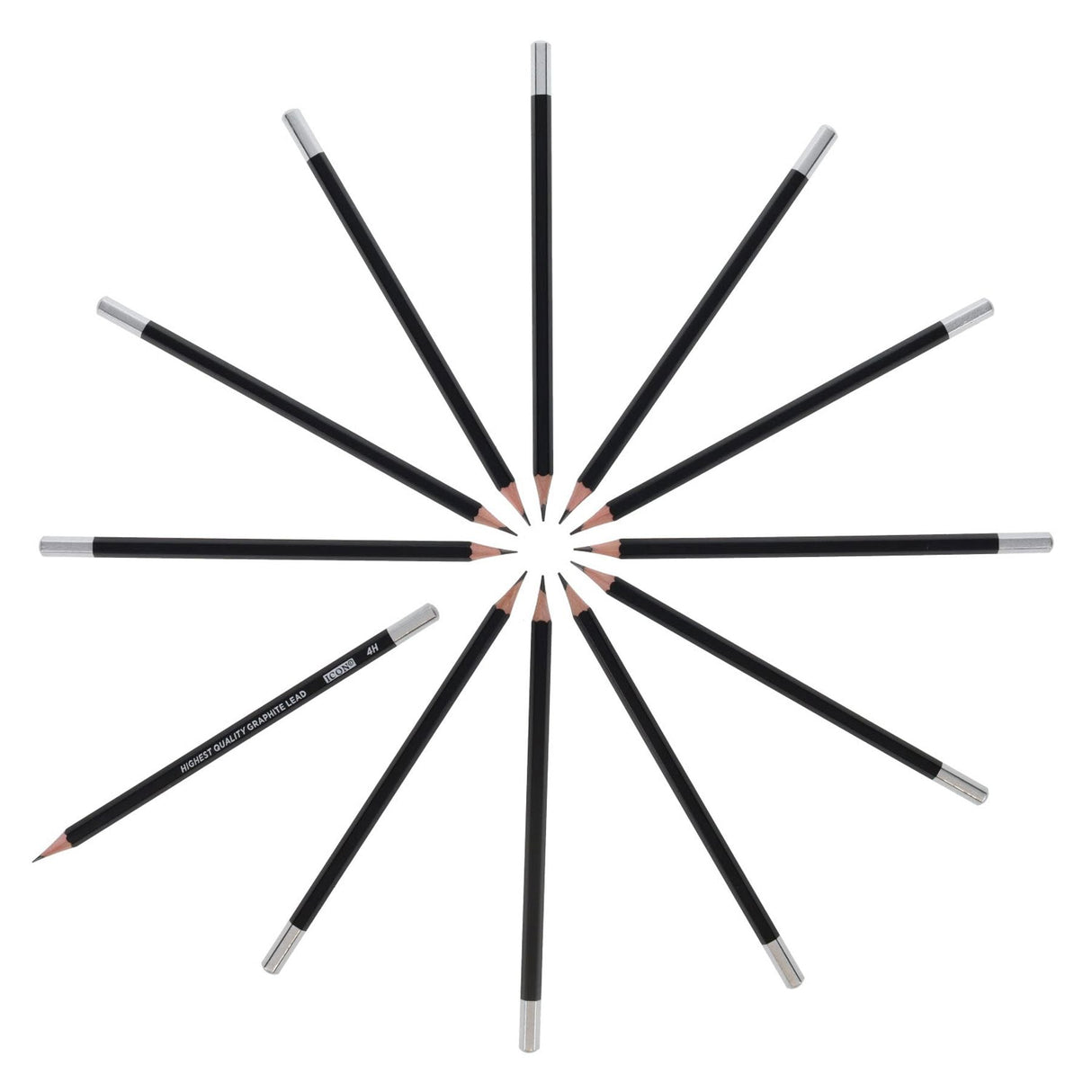Icon Graphite Pencils - 4H - Box of 12 | Stationery Shop UK
