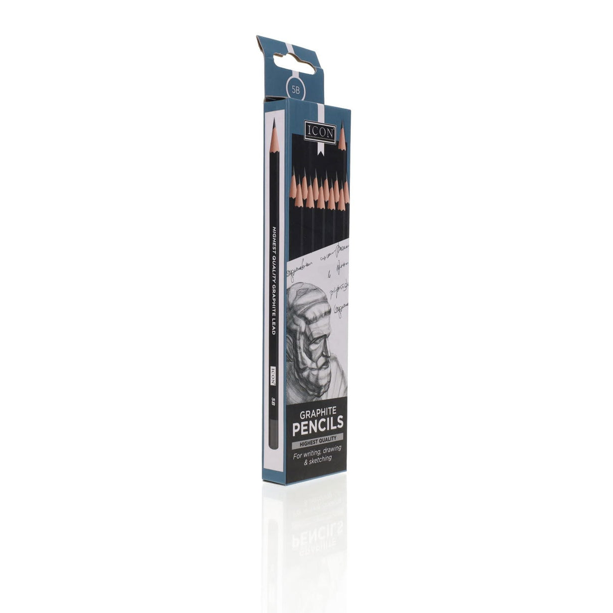 Icon Graphite Pencils - 5B - Box of 12 | Stationery Shop UK