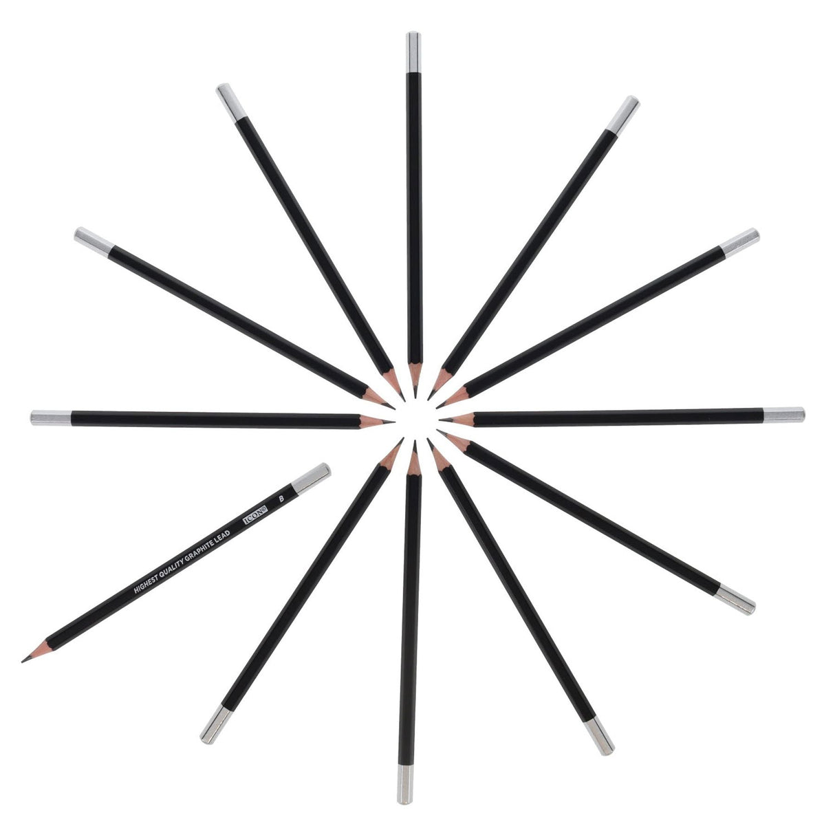 Icon Graphite Pencils - B - Box of 12 | Stationery Shop UK
