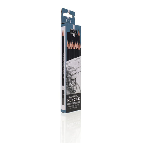 Icon Graphite Pencils - F - Box of 12