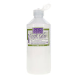 Icon PVA Craft Glue - Fast Drying, Clear & Washable - 500ml Bottle