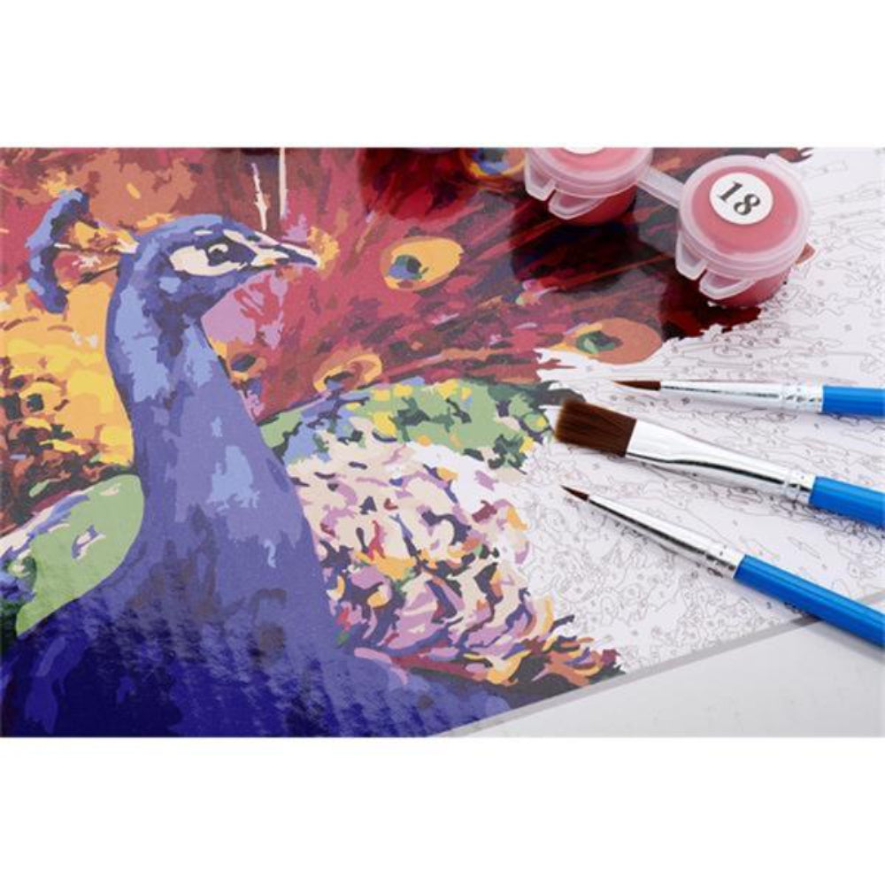 Icon Painting by Numbers Collector's Edition - Abstract Peacock-Painting by Numbers-Icon | Buy Online at Stationery Shop