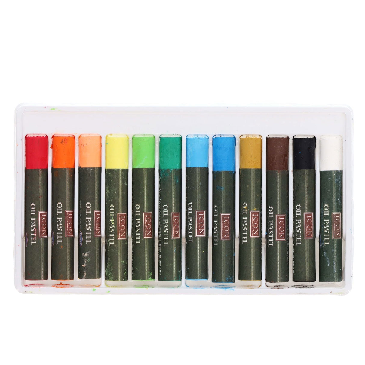 Icon Professional Oil Pastels - Box of 12 | Stationery Shop UK