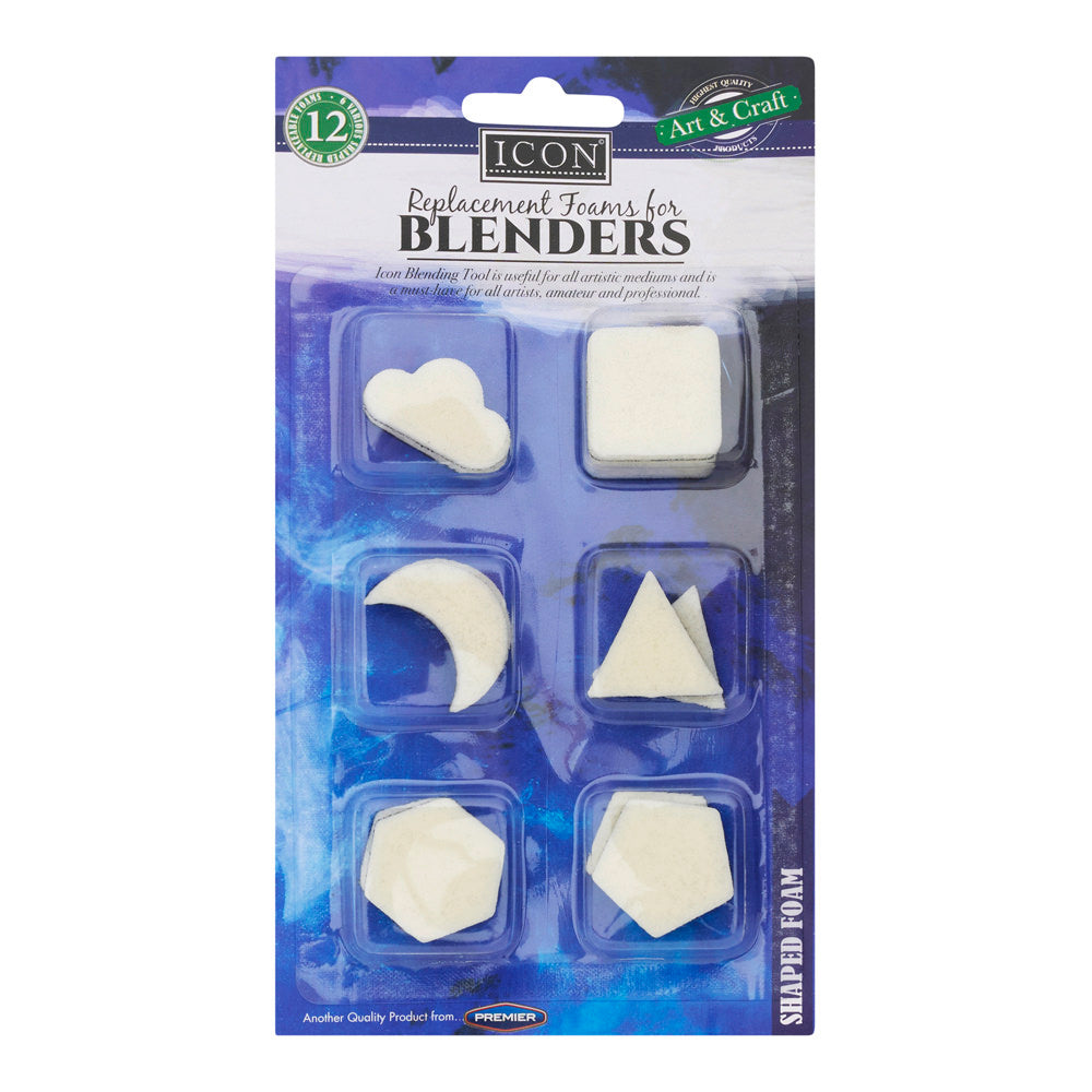 Icon Replacement Foams for Blenders - Series 1- Pack of 6-Daubers & Blenders-Icon | Buy Online at Stationery Shop