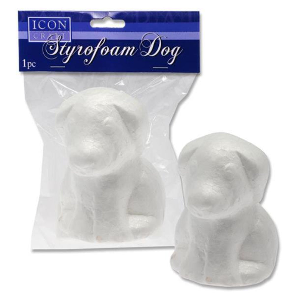 Icon Styrofoam Dog - 11cm | Stationery Shop UK