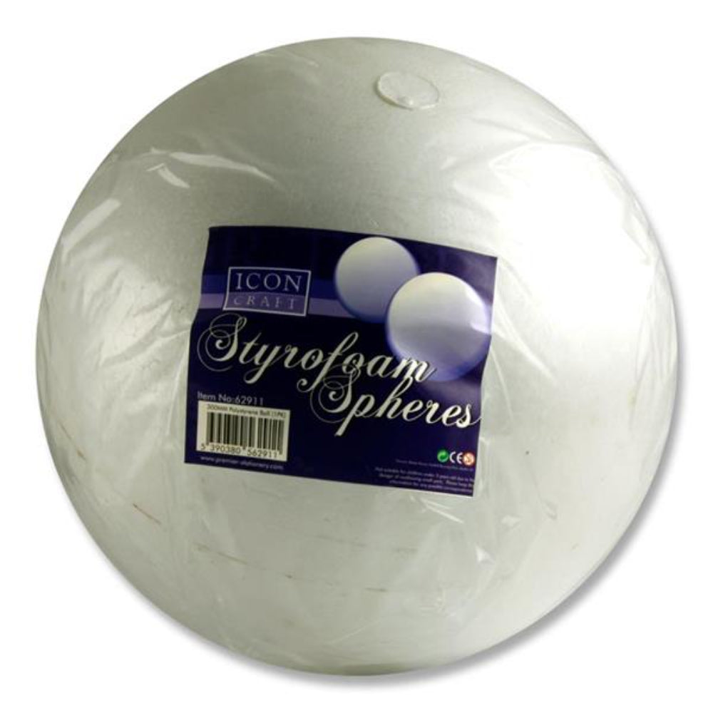 Icon Styrofoam Sphere - 300mm-Styrofoam/Polyestyrene-Icon | Buy Online at Stationery Shop