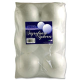 Icon Styrofoam Spheres - 120mm - Pack of 6 | Stationery Shop UK