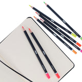 Icon Tin Colouring Pencils - Neon - Box of 12