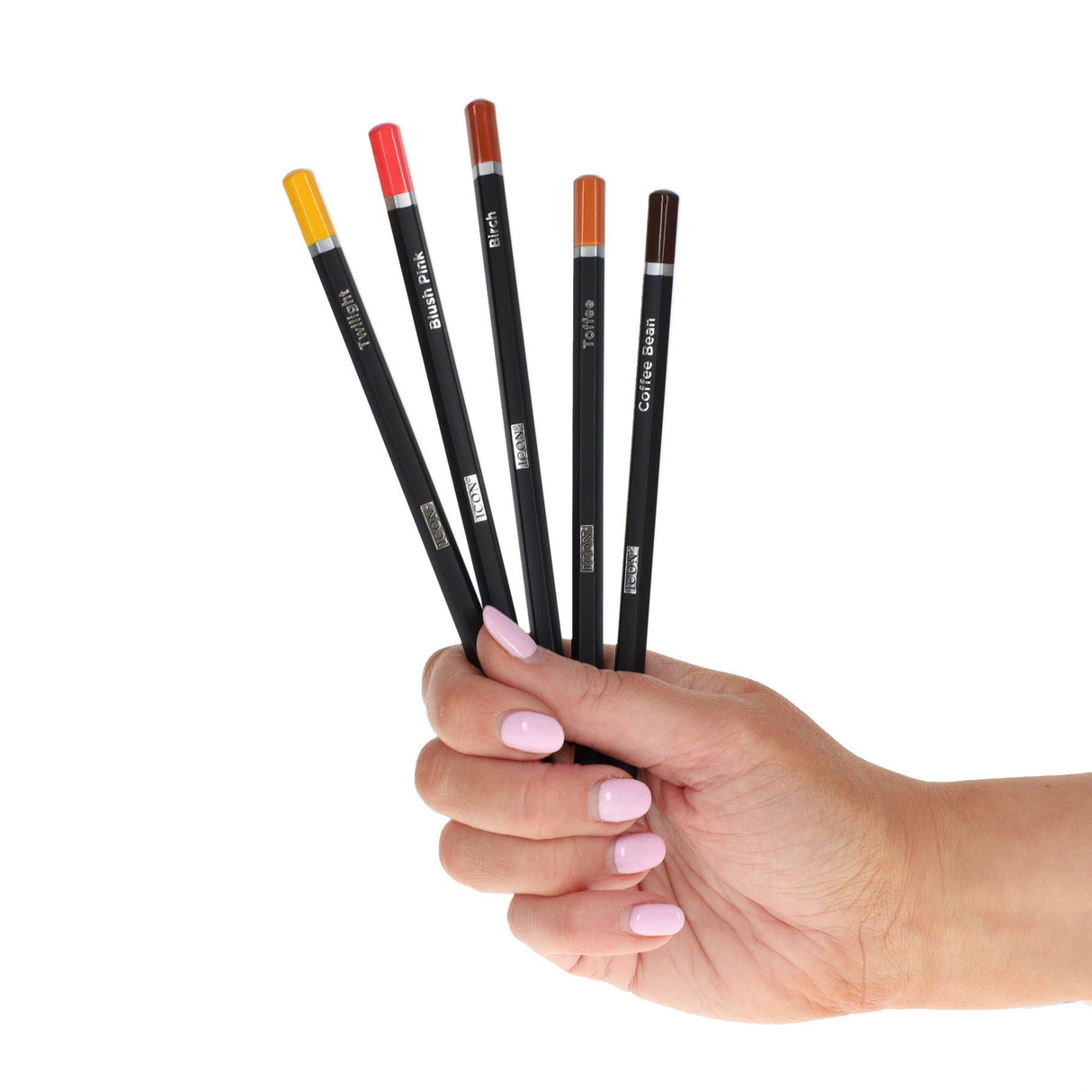 Icon Tin Colouring Pencils - Skin Tone - Box 12