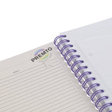 Premto Pastel A5 Wiro Project Book - 5 Subjects - 250 Pages - Cornflower Blue