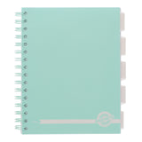 Premto Pastel A5 Wiro Project Book - 5 Subjects - 250 Pages - Mint Magic
