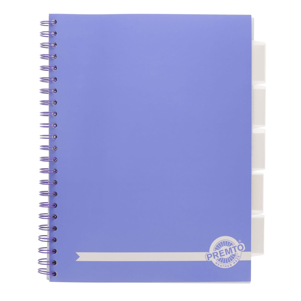 Premto Pastel A4 Wiro Project Book - 5 Subjects - 200 Pages - Primrose Yellow
