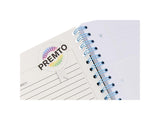 Premto Pastel A4 Wiro Project Book - 5 Subjects - 200 Pages - Mint Magic