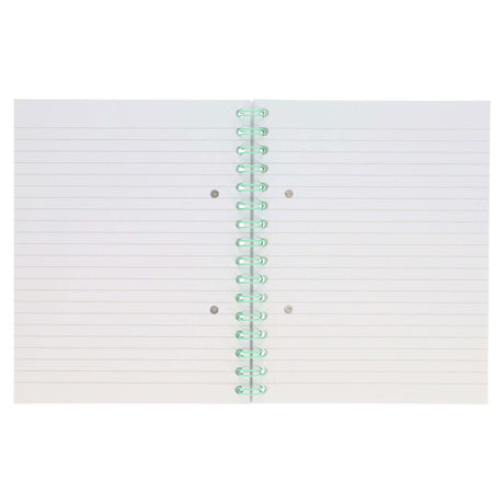 Premto Pastel A5 Wiro Notebook - 200 Pages - Cornflower Blue