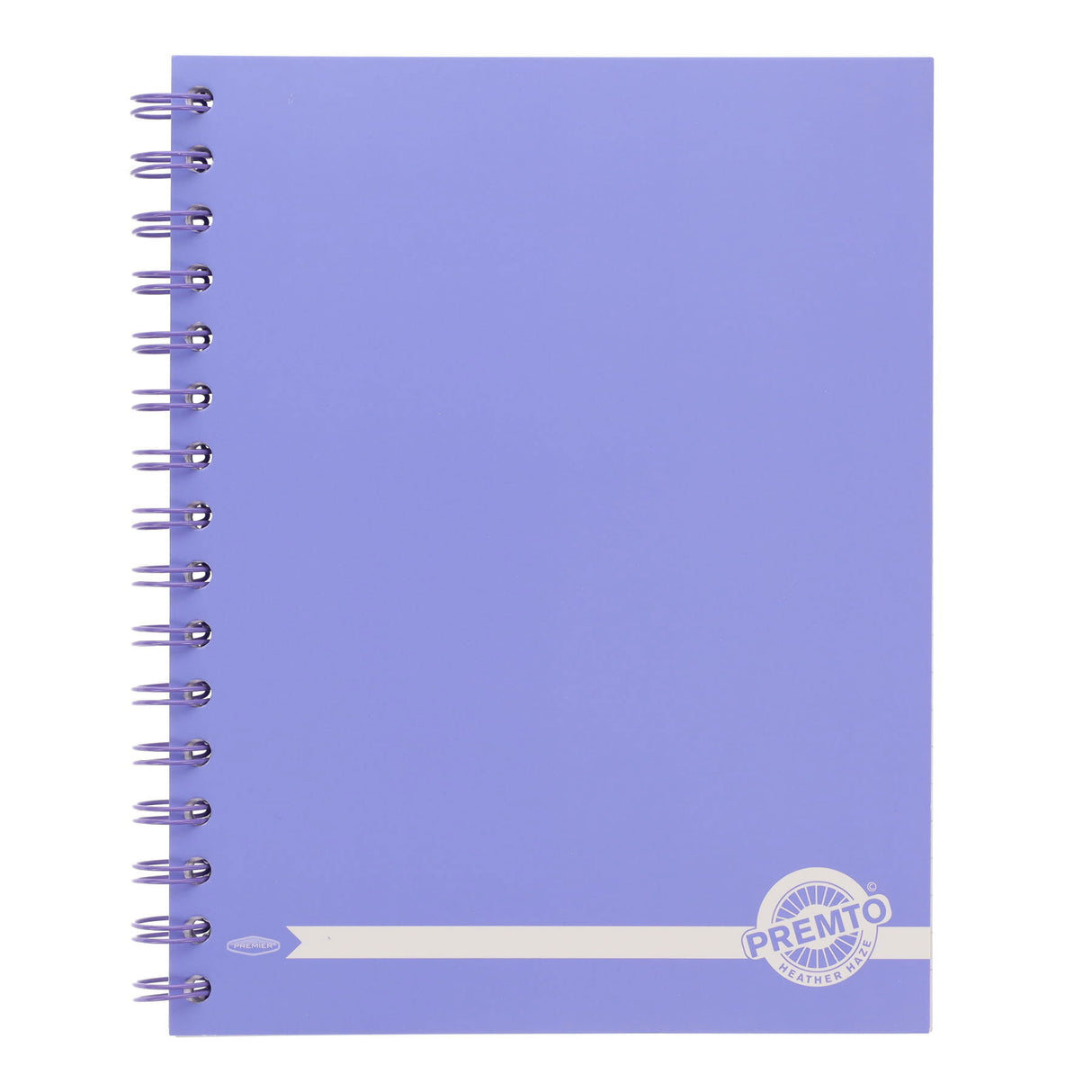 Premto Pastel A5 Wiro Notebook - 200 Pages - Heather Haze