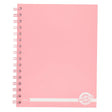 Premto Pastel A5 Wiro Notebook - 200 Pages - Pink Sherbet